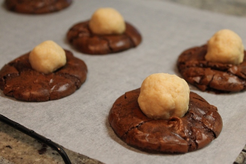 Chocolate Peanut Butter Ball Cookies
